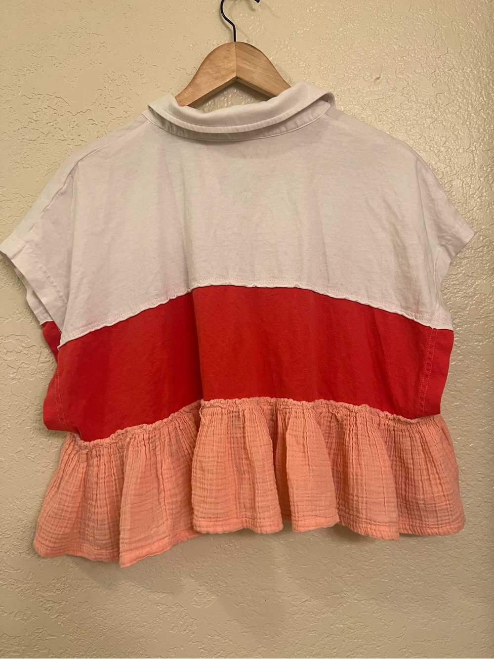 🍉Pilcro🍉 Bonfire Rugby Top. Size S - Picture 7 of 9